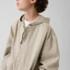 Kids Denim Relaxed Hooded Jacket