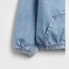 Kids Denim Relaxed Hooded Jacket