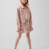 Kids Denim Ruffle Skirt