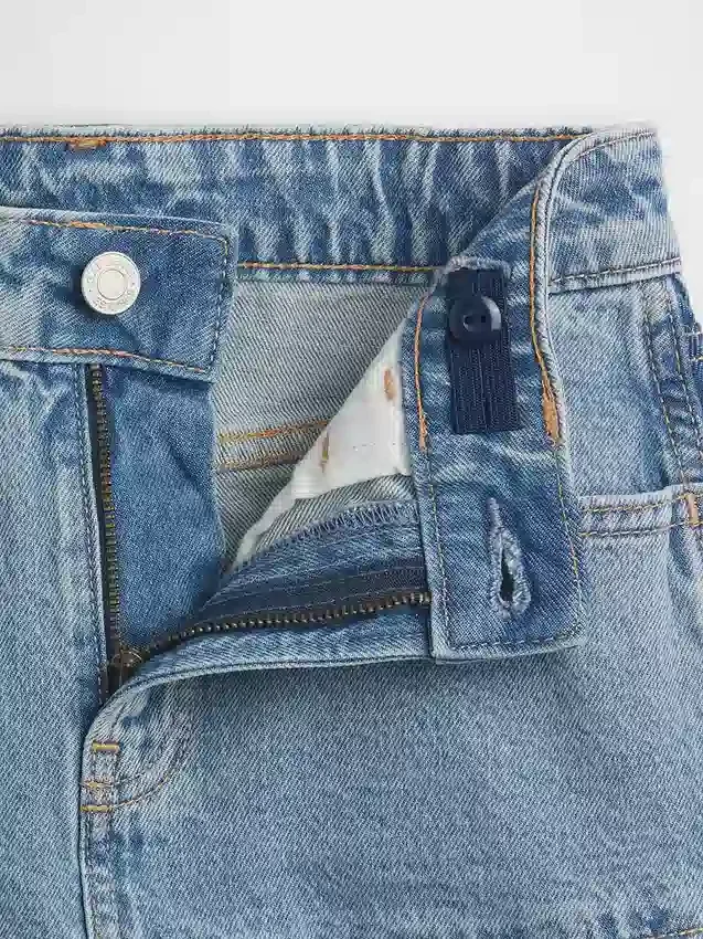 Kids Denim Ruffle Skirt