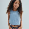 Kids Denim Shell Tank Top
