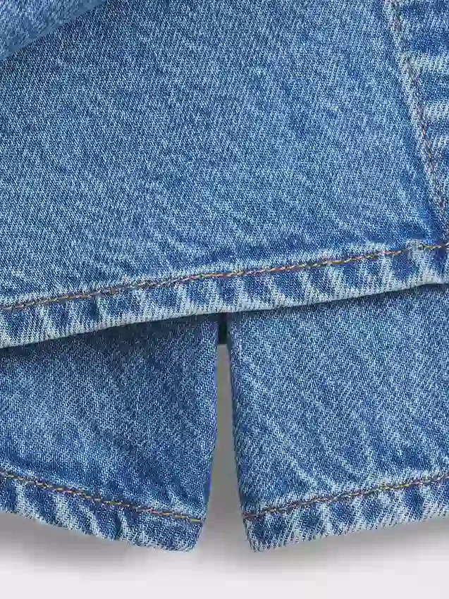 Kids Denim Wrap Skort