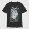 Kids Dolly Parton Guitar Portrait Oversized Graphic T-Shirt