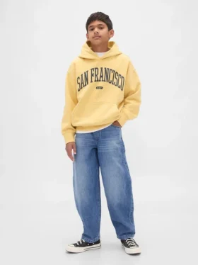 Kids Easy Baggy Taper Jeans