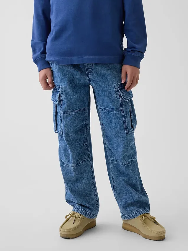 Kids Easy Cargo Jeans