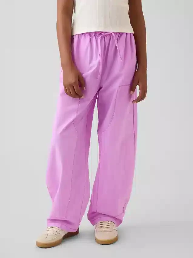 Kids Easy Double-Knee Barrel Pants