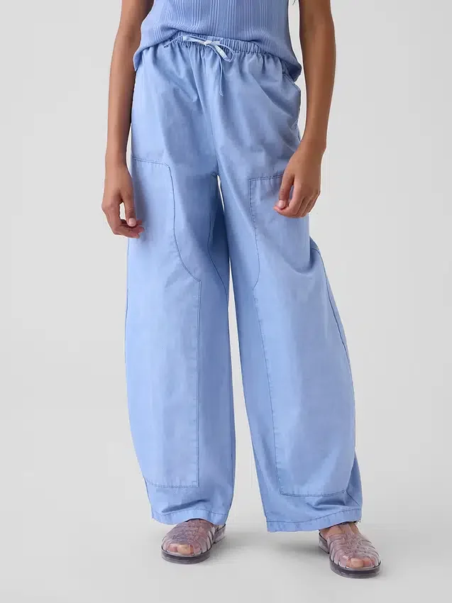 Kids Easy Double-Knee Barrel Pants
