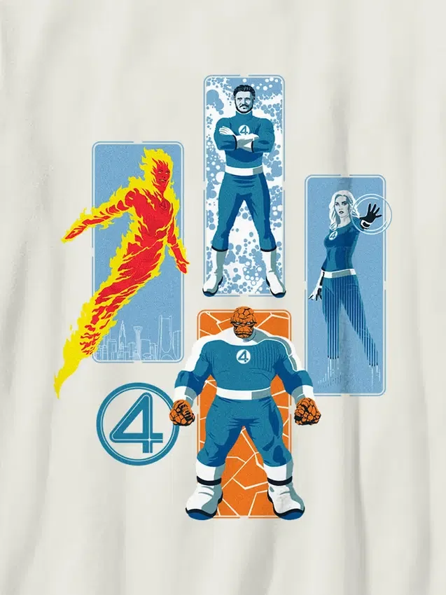 Kids Fantastic Four Family Graphic T-Shirt