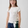 Kids Fitted Cap-Sleeve T-Shirt