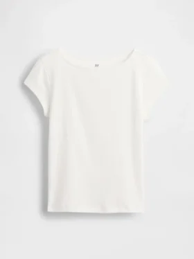 Kids Fitted Cap-Sleeve T-Shirt