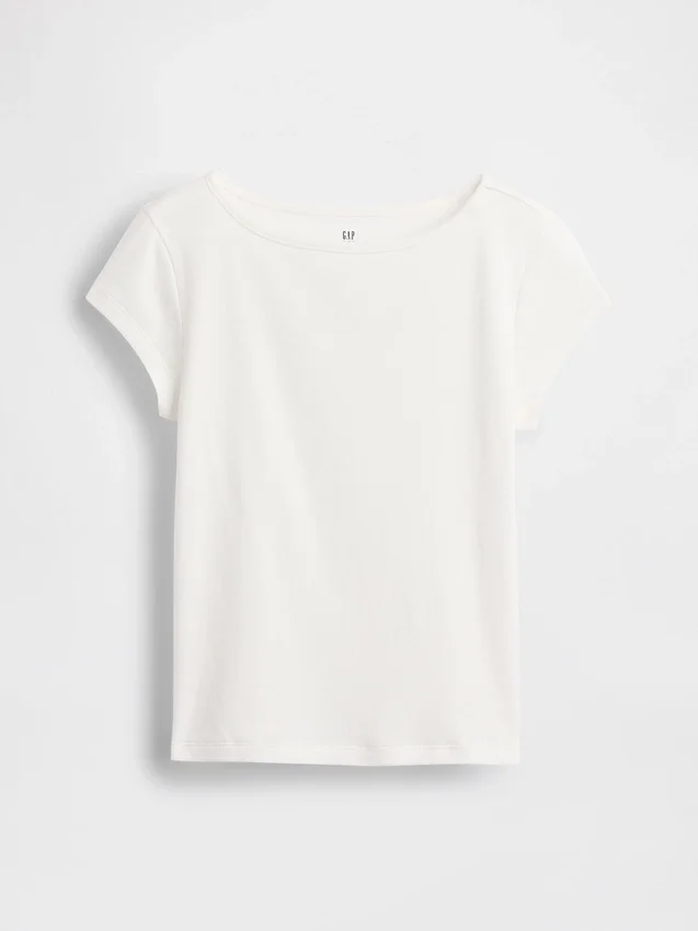 Kids Fitted Cap-Sleeve T-Shirt