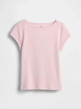 Kids Fitted Cap-Sleeve T-Shirt