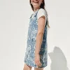 Kids Floral Denim Skirtall