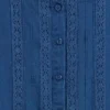 Kids Flutter-Sleeve Lace-Trim Dress
