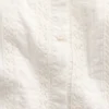 Kids Flutter-Sleeve Lace-Trim Dress