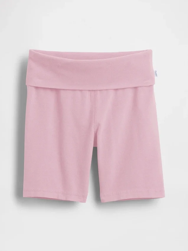 Kids Foldover Bike Shorts