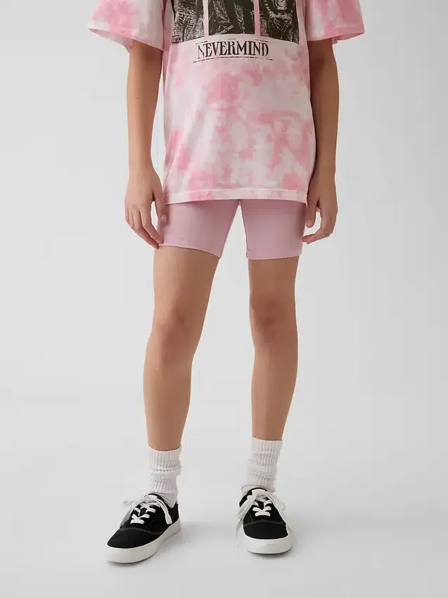 Kids Foldover Bike Shorts