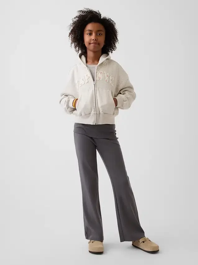 Kids Foldover Flare Leggings