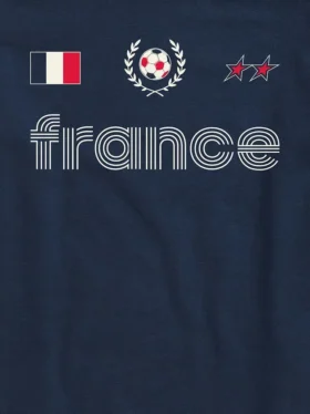 Kids France Soccer Jersey Graphic T-Shirt