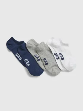 Kids Gap Logo No-Show Socks (3-Pack)