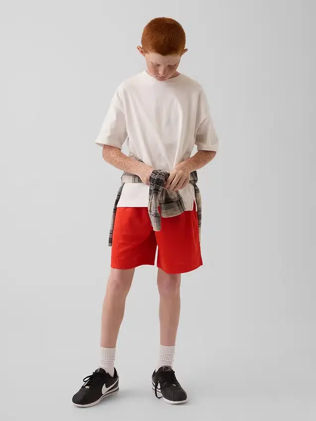 Kids Gapfit 6" Recycled Mesh Easy Shorts
