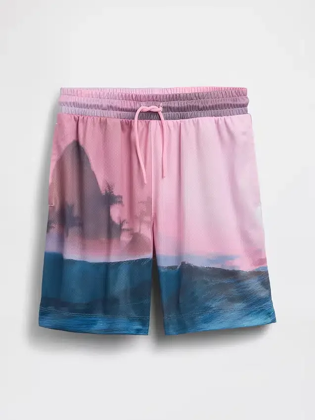 Kids Gapfit 6" Recycled Mesh Easy Shorts