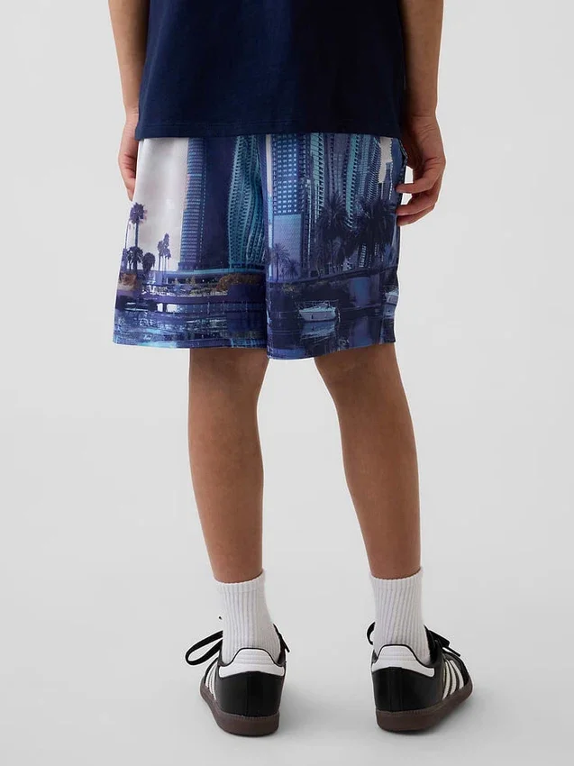 Kids Gapfit 6" Recycled Mesh Easy Shorts