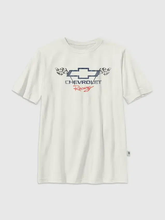 Kids General Motors Chevrolet Logo Graphic T-Shirt