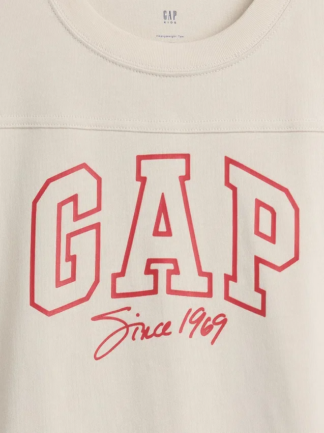 Kids Heavyweight Oversized Logo Seam T-Shirt