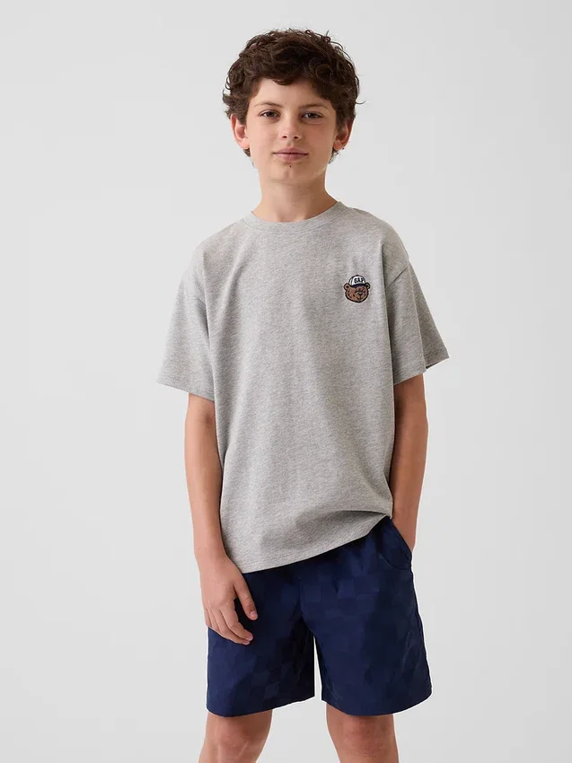 Kids Heavyweight Relaxed Gap Logo T-Shirt