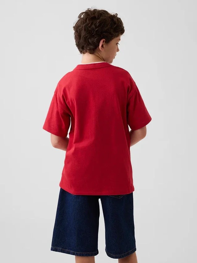 Kids Heavyweight Relaxed Gap Logo T-Shirt
