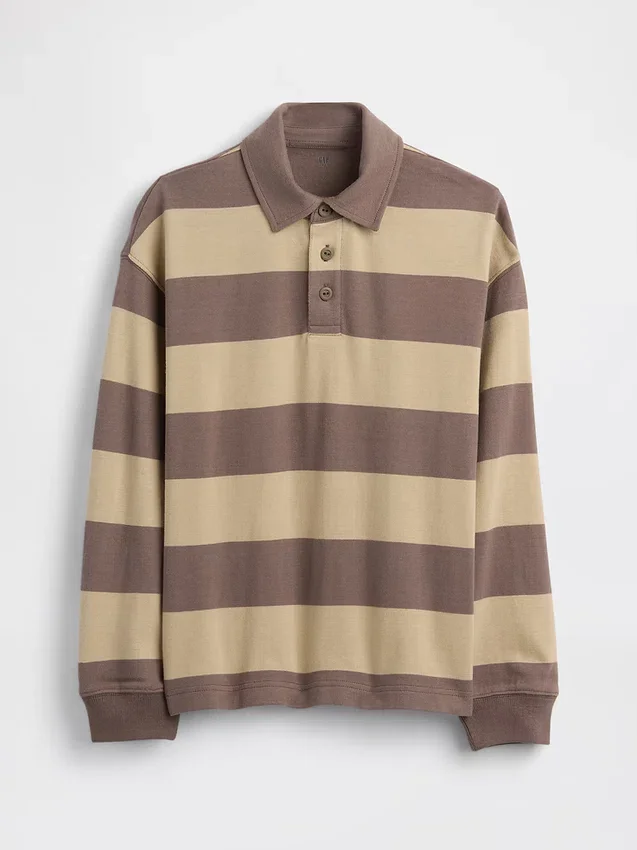 Kids Heavyweight Relaxed Polo Shirt