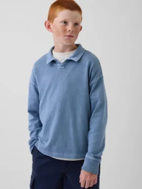 Kids Heavyweight Relaxed Polo Shirt