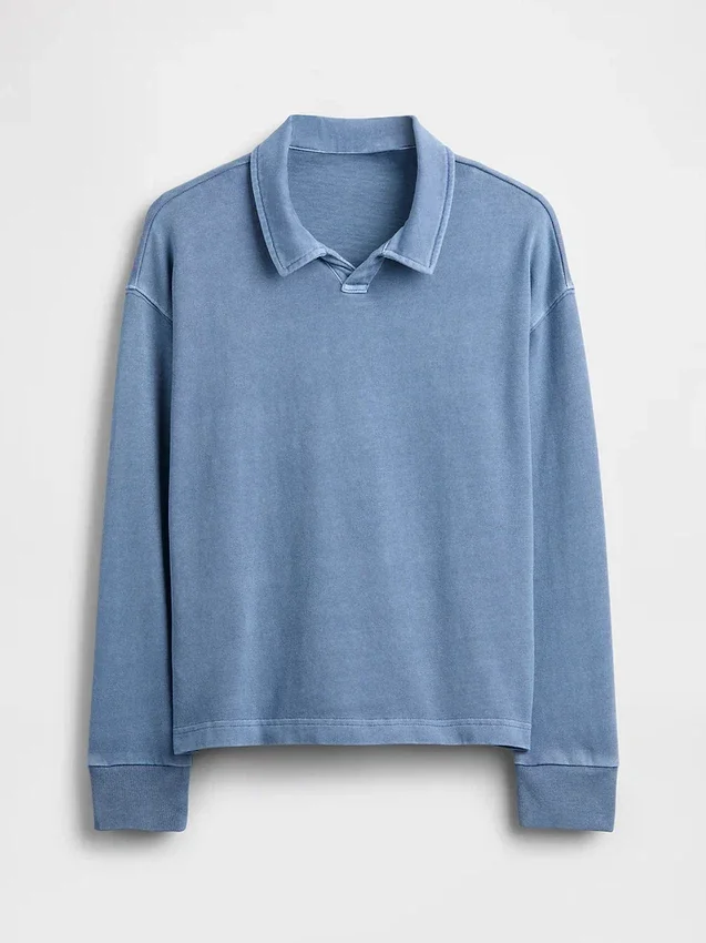 Kids Heavyweight Relaxed Polo Shirt