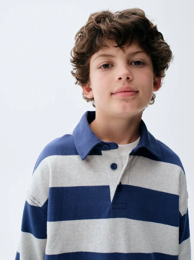 Kids Heavyweight Relaxed Polo Shirt