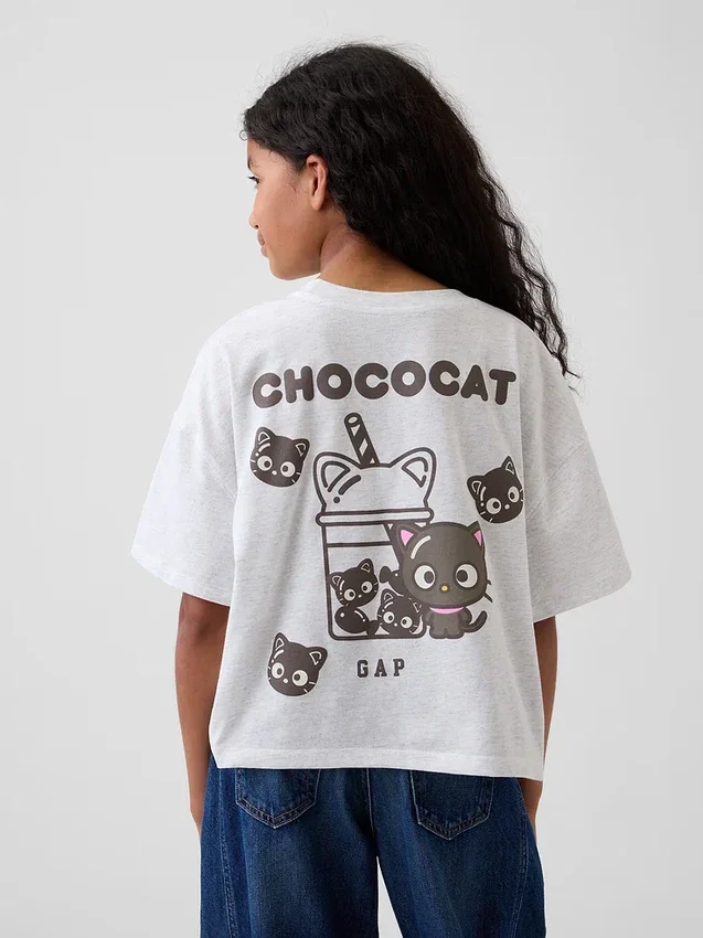 Kids Hello Kitty Oversized Boxy T-Shirt