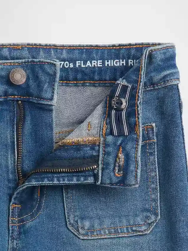 Kids High Rise '70S Flare Jeans