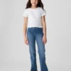 Kids High Rise Crossover Flare Jeans