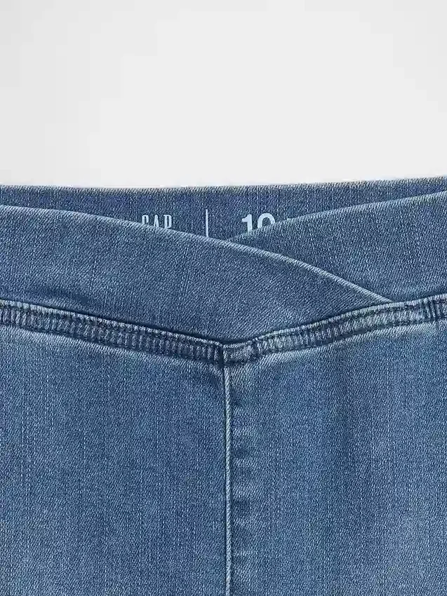 Kids High Rise Crossover Flare Jeans