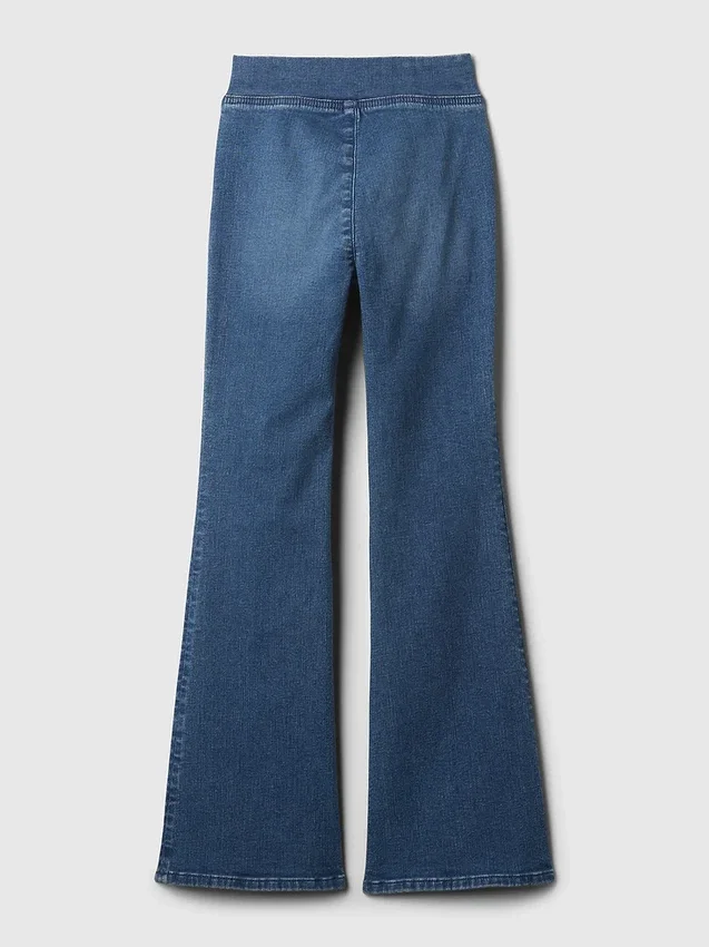Kids High Rise Crossover Flare Jeans