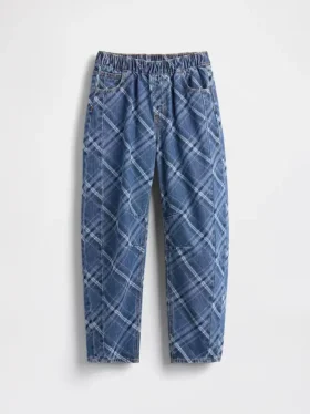 Kids High Rise Easy Barrel Jeans