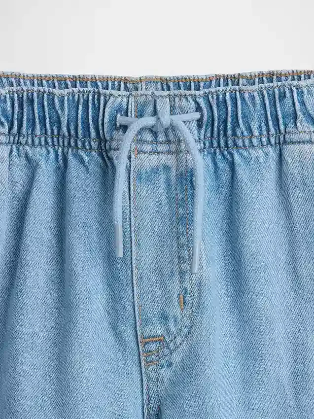 Kids High Rise Stride Easy Wide-Leg Ankle Jeans