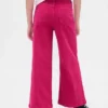 Kids High Rise Stride Wide-Leg Ankle Jeans