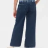 Kids High Rise Stride Wide-Leg Ankle Jeans