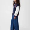Kids High Rise Stride Wide-Leg Ankle Jeans