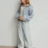 Kids High Rise Stride Wide-Leg Ankle Jeans