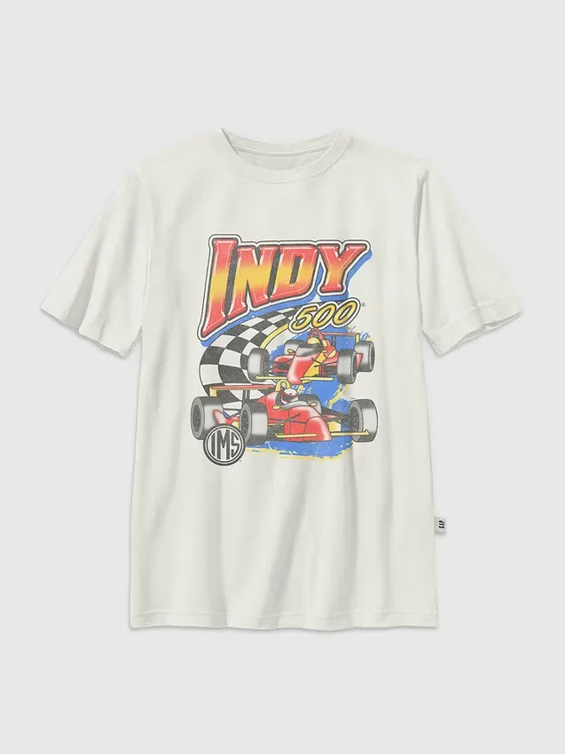 Kids Indy 500 Swoosh Graphic T-Shirt