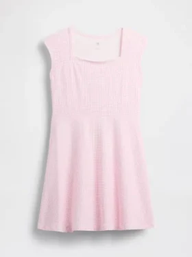 Kids Jersey Square-Neck Dress