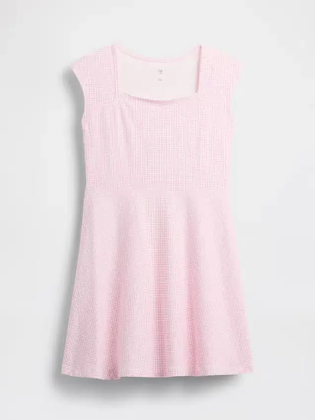 Kids Jersey Square-Neck Dress