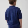 Kids Johnny Collar Checkered Sweater Shirt
